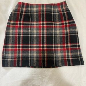 Vintage Plaid Mini Skirt